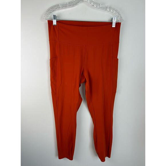REI High Rise Rust Color Workout Leggings XL - Picture 2 of 6